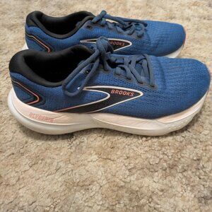 Wemons Brooks Glycerin GTS 21 Size 8.5 Blue White Running Gym Shoes